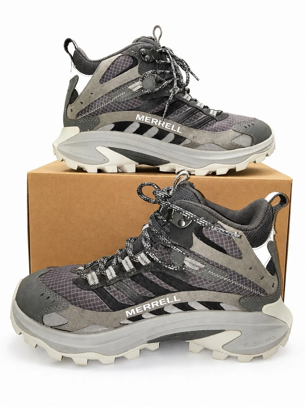 Merrell Moab Speed 2 Mid Gore-Tex Men’s Size 7 Asphalt Vibram Hiking Boots